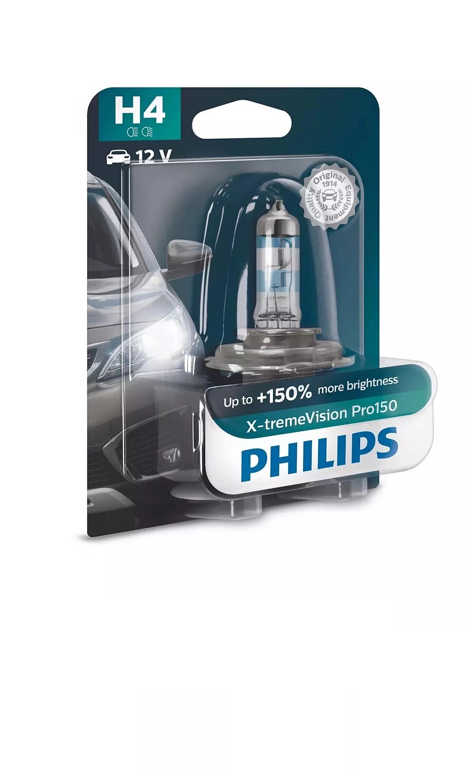 Автолампа PHILIPS 12342XVPB1 H4 60/55W 12V X-tremeVision Pro150 +150% B1 від компанії інтернет-магазин "БИТПРОМТОРГ" - фото 1