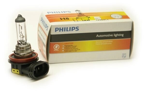 Автолампа PHILIPS 12360C1 H8 35W 12V PGJ19-1 від компанії інтернет-магазин "БИТПРОМТОРГ" - фото 1