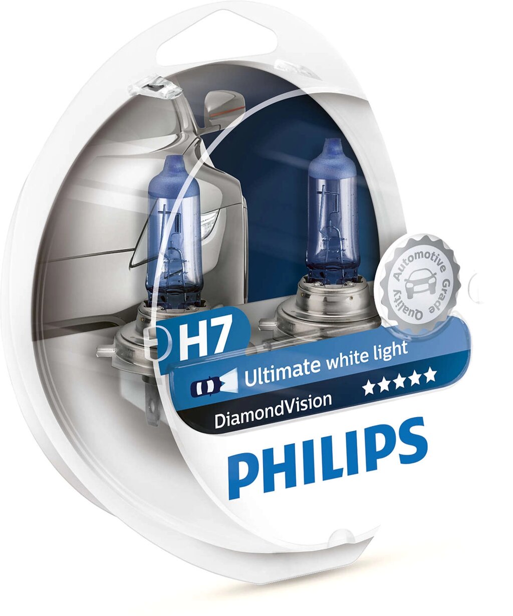 Автолампа PHILIPS 12972DVSP H7 55W 12V PX26d Diamond Vision від компанії інтернет-магазин "БИТПРОМТОРГ" - фото 1