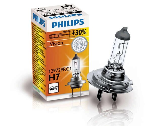 Автолампа PHILIPS 12972PRC1 H7 55W 12V PX26d Premium від компанії інтернет-магазин "БИТПРОМТОРГ" - фото 1