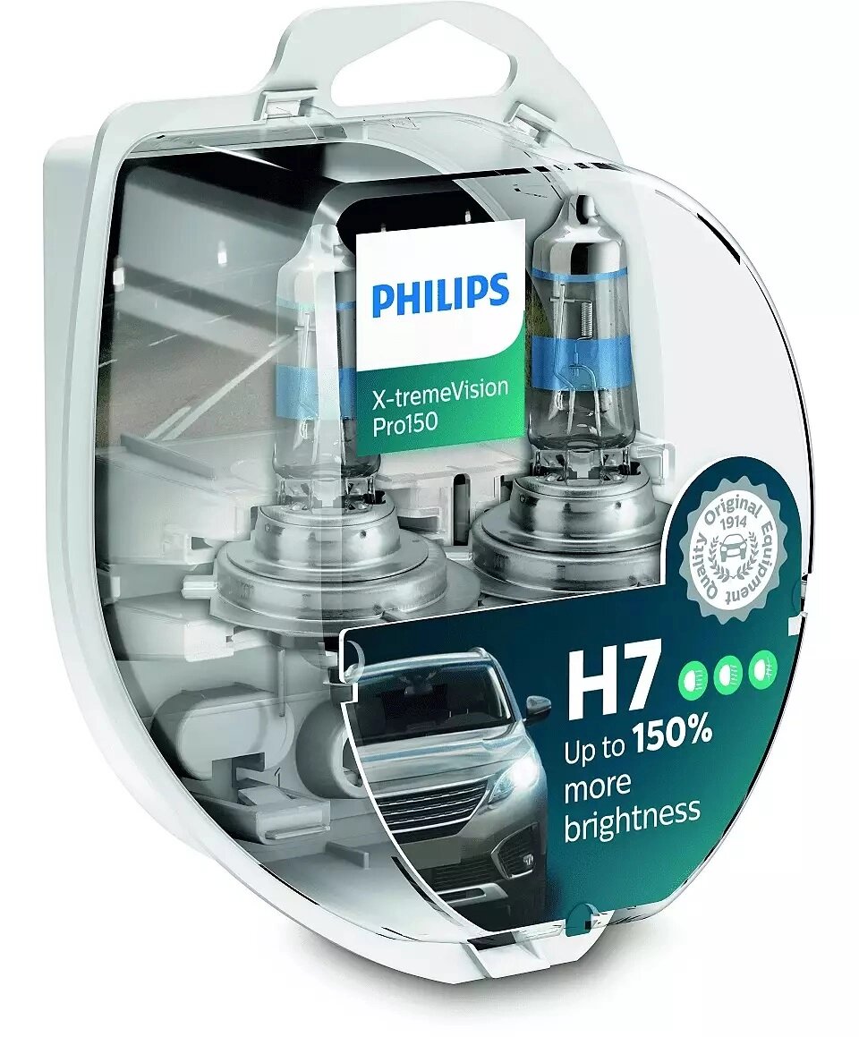 Автолампа PHILIPS 12972XVPS2 H7 55W 12V X-tremeVision Pro150 +150% від компанії інтернет-магазин "БИТПРОМТОРГ" - фото 1