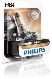 Автолампа philips 9006PRB1 HB4 55W 12V P22d premium