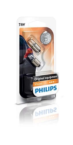 Автолампа ук. PHILIPS 12929B2 T4W 12V 4W BA9s від компанії інтернет-магазин "БИТПРОМТОРГ" - фото 1