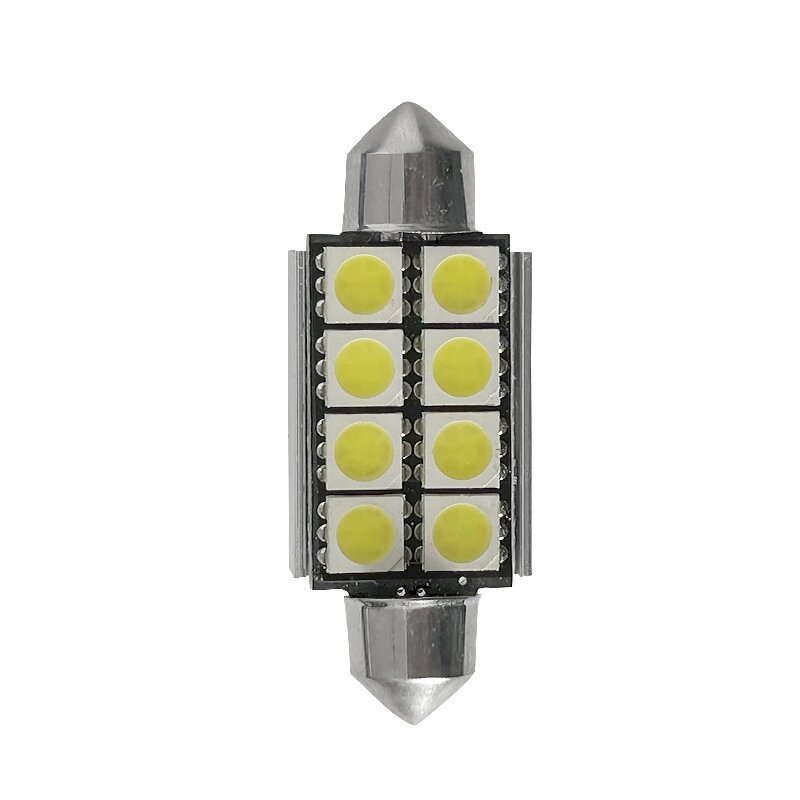 Автомобільні лампи DXZ JM-5050 41 мм/8 leds для підсвічування номерного знака від компанії інтернет-магазин "БИТПРОМТОРГ" - фото 1