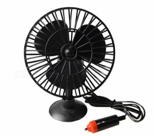 Автомобільний вентилятор на присосці MINI LUFTER MJ40A Чорний (300368) від компанії інтернет-магазин "БИТПРОМТОРГ" - фото 1
