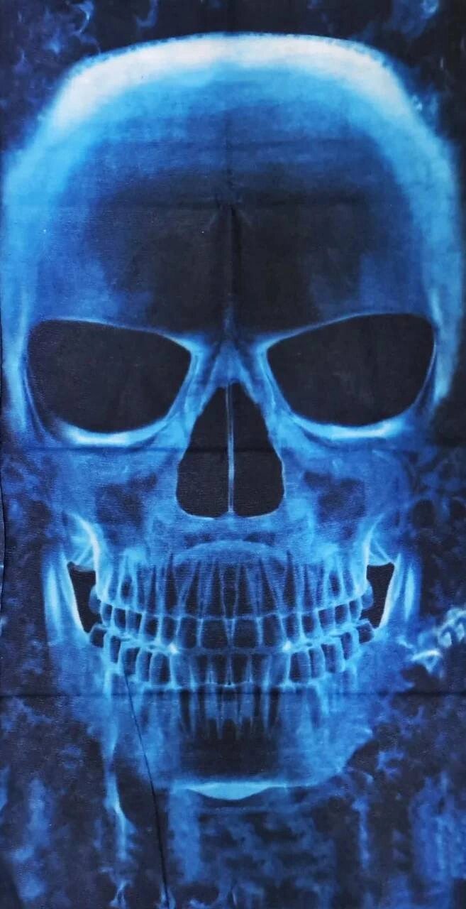 Бафф захисна маска Skull Череп Синій (SKBUFF-BL) від компанії інтернет-магазин "БИТПРОМТОРГ" - фото 1