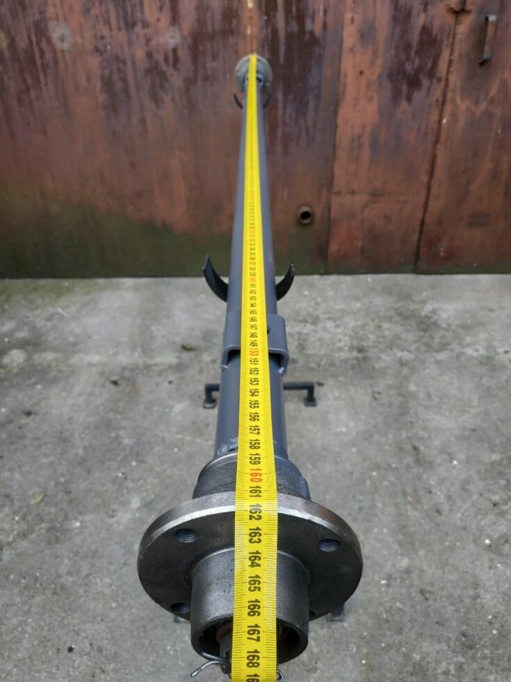Балка Заліза 162 см для причепа під жигулівське колесо маточини ВАЗ2101 від компанії інтернет-магазин "БИТПРОМТОРГ" - фото 1