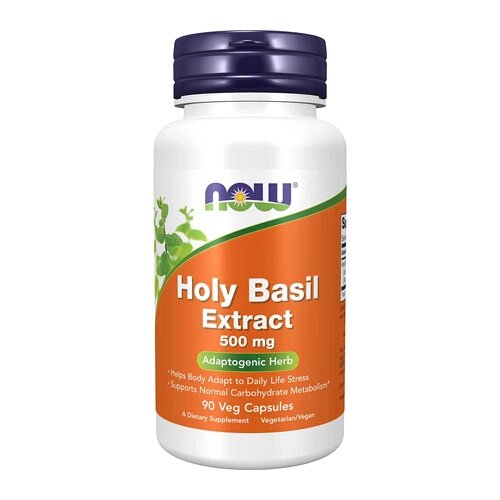 Базилік Now Foods Holy Basil Extract 500 мг екстракт священного базиліка 90 капсул від компанії інтернет-магазин "БИТПРОМТОРГ" - фото 1