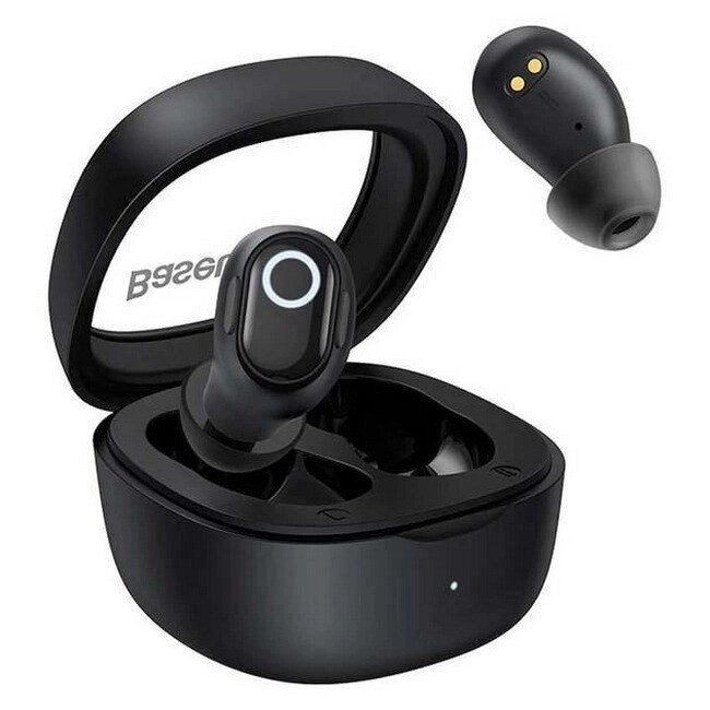 Бездротові навушники Bluetooth Baseus Bowie WM03 Black від компанії інтернет-магазин "БИТПРОМТОРГ" - фото 1