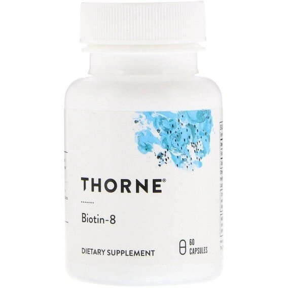 Біотин Thorne Research Biotin-8 60 Caps від компанії інтернет-магазин "БИТПРОМТОРГ" - фото 1