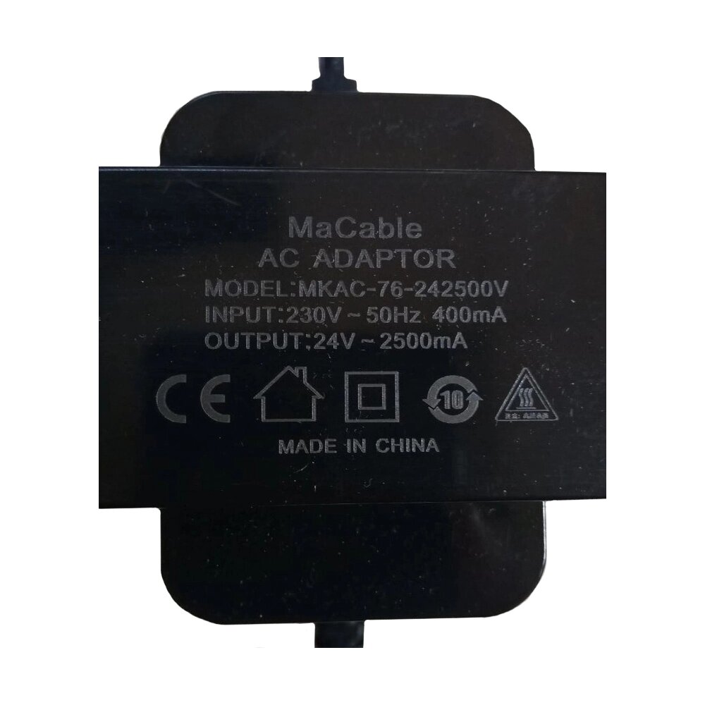 Блок живлення Dahua MKAC-76-242500V AC24V2.5A для систем відеоспостереження від компанії інтернет-магазин "БИТПРОМТОРГ" - фото 1