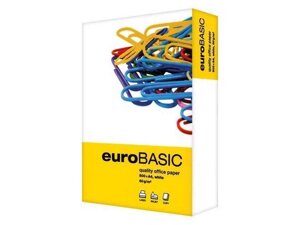 Папір а4 500арк EURO BASIC 80г/м. кв. (papir PTE) тм MONDI