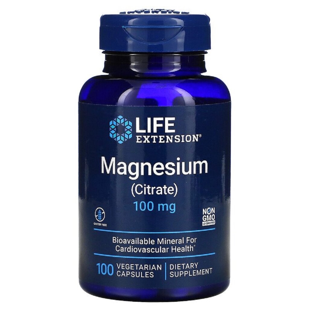 Цитрат Магнію, Magnesium (Citrate), Life Extension, 160 мг, 100 Капсул від компанії інтернет-магазин "БИТПРОМТОРГ" - фото 1