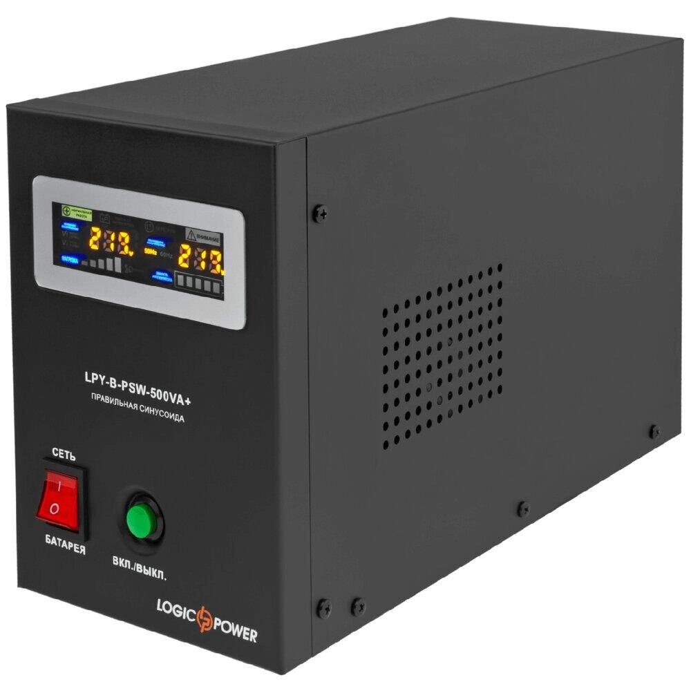 ДБЖ LogicPower LPY-B-PSW-500VA+ (350Вт) 5A/10A з правильною синусоїдою 12В від компанії інтернет-магазин "БИТПРОМТОРГ" - фото 1