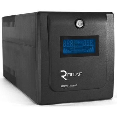 ДБЖ Ritar RTP1200D (720W) лінійно-інтерактивний від компанії інтернет-магазин "БИТПРОМТОРГ" - фото 1