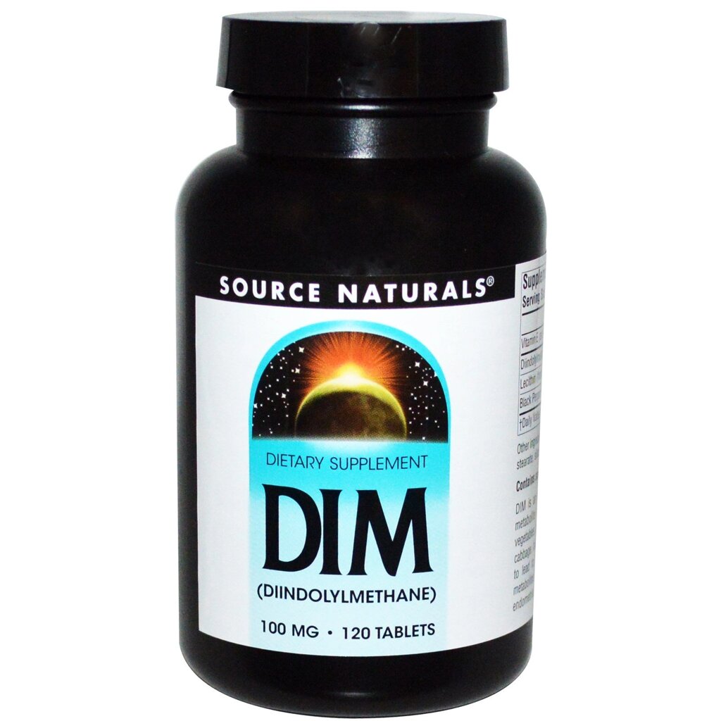 DIM (дііндолілметан) 100мг, Source Naturals, 120 таблеток від компанії інтернет-магазин "БИТПРОМТОРГ" - фото 1