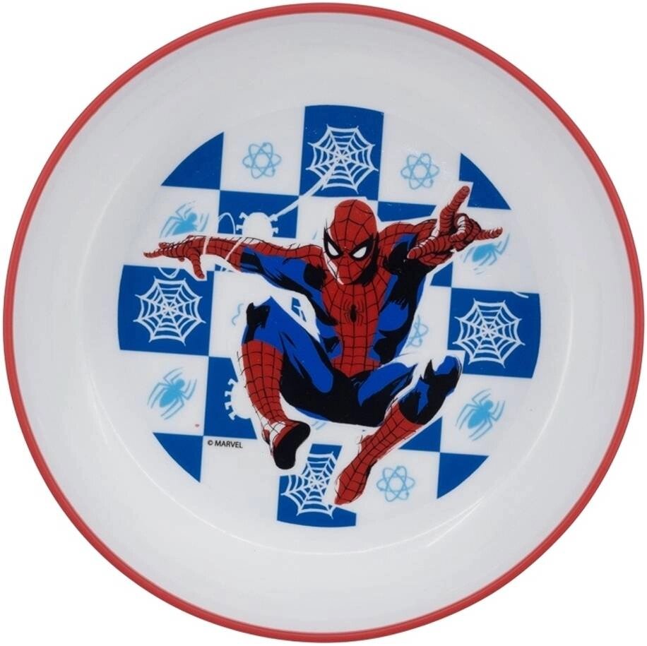 Дитяча пластикова миска 14x14x4,6 см Stor Spider-Man (74791) від компанії інтернет-магазин "БИТПРОМТОРГ" - фото 1