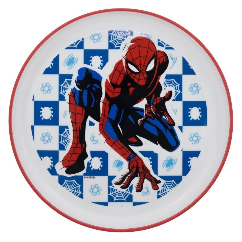 Дитяча пластикова миска 19,6x19,6x2,5 см Stor Spider-Man (74792) від компанії інтернет-магазин "БИТПРОМТОРГ" - фото 1