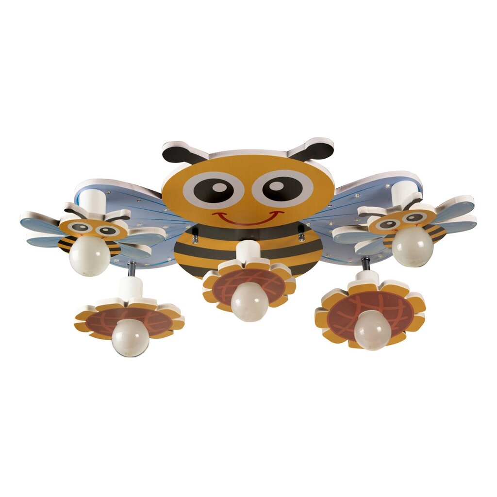Дитяча стельова люстра Sunlight бджілки 6208-5 від компанії інтернет-магазин "БИТПРОМТОРГ" - фото 1