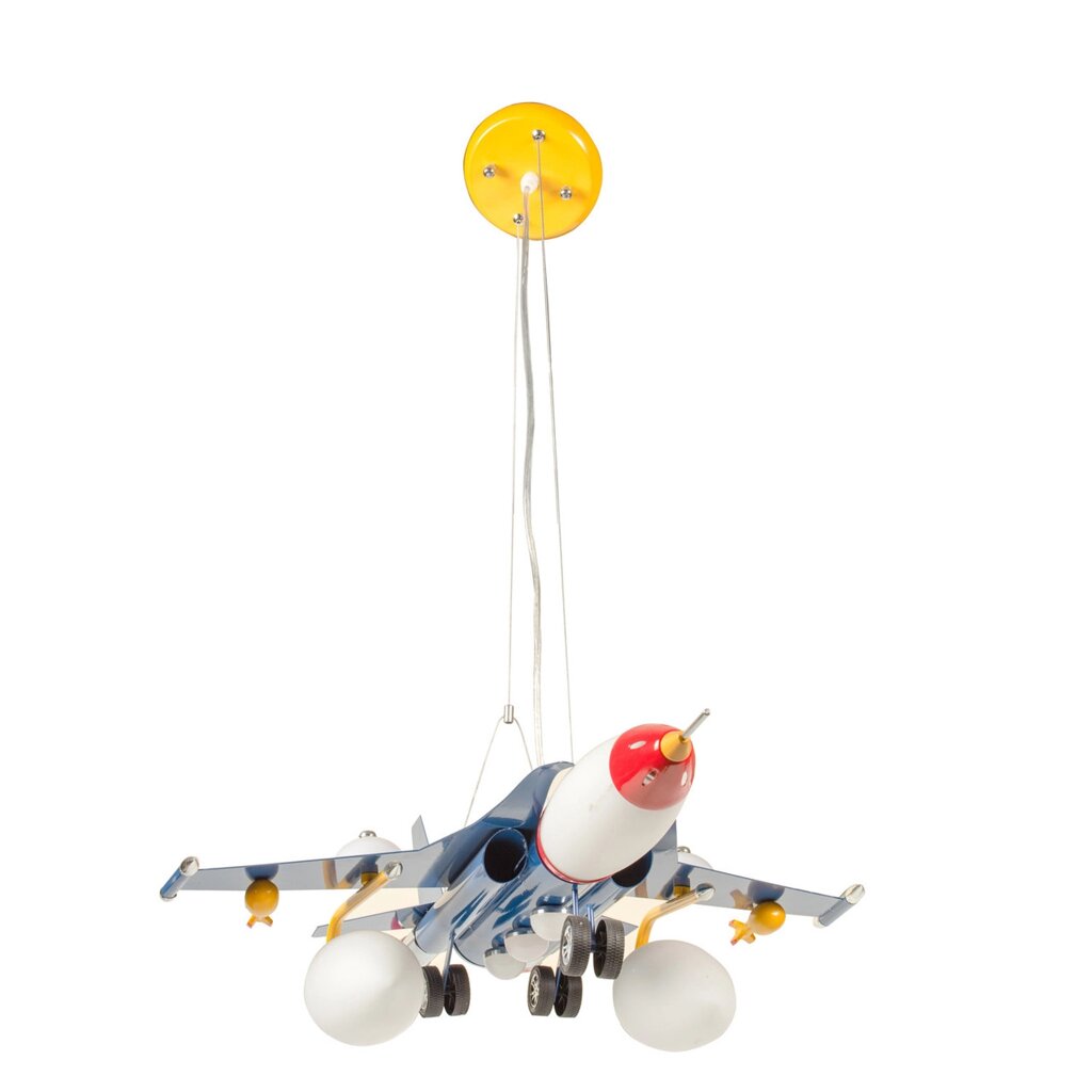 Дитяча стельова люстра Sunlight літак 6037-8 від компанії інтернет-магазин "БИТПРОМТОРГ" - фото 1