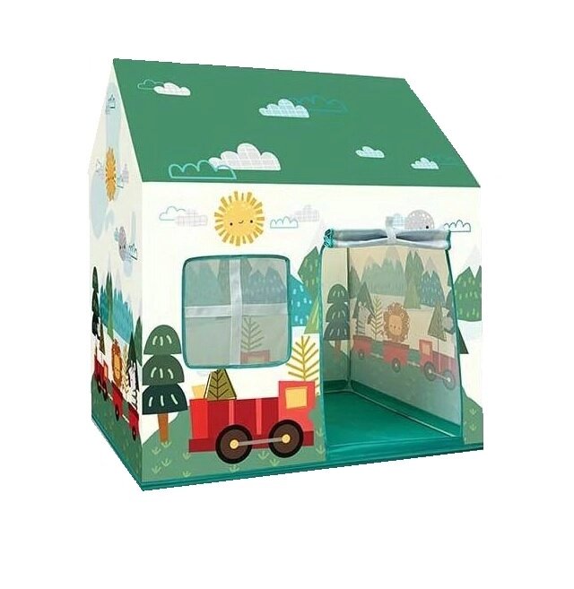 Дитячий намет Play Tent Будиночок 95 х 71 х 105 см Multicolor (151091) від компанії інтернет-магазин "БИТПРОМТОРГ" - фото 1