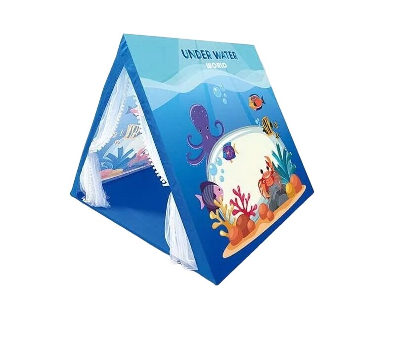 Дитячий намет Play Tent Підводний світ 120 х 120 х 105 см Multicolor (151092) від компанії інтернет-магазин "БИТПРОМТОРГ" - фото 1