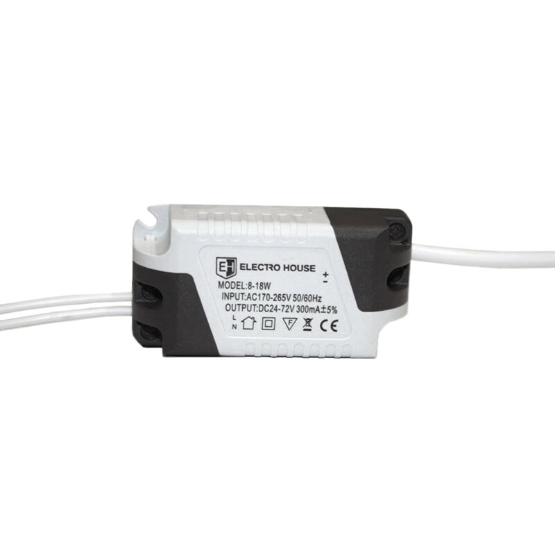 Драйвер для LED панелей 8-18W Input: AC 175-265 В Output: DC 36-48 В від компанії інтернет-магазин "БИТПРОМТОРГ" - фото 1