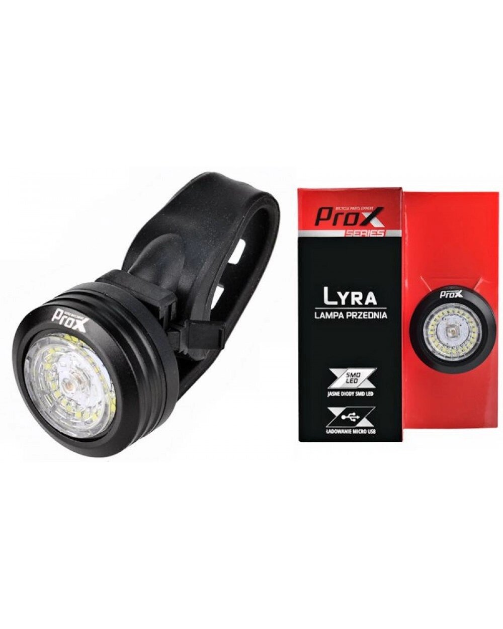 Фара передня ProX Lyra LED 30LM USB (A-O-B-P-0391) від компанії інтернет-магазин "БИТПРОМТОРГ" - фото 1