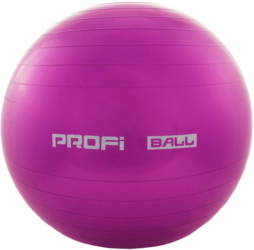 Фітбол м'яч для фітнесу Profiball MS 1540 65 см фіолетовий від компанії інтернет-магазин "БИТПРОМТОРГ" - фото 1