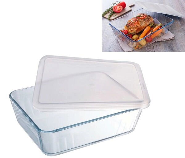 Форма 1,5 л прямокутна для випікання 22 х 17 х 6 см. Pyrex CS Classic 242P000 від компанії інтернет-магазин "БИТПРОМТОРГ" - фото 1