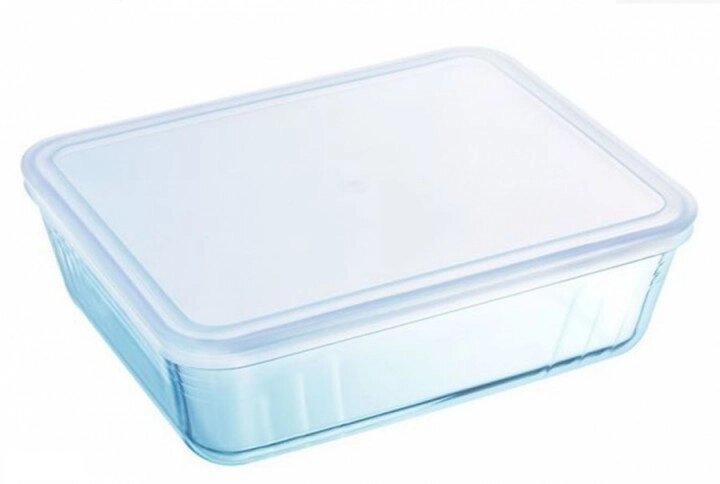 Форма 4 л прямокутна з кришкою для випікання 27 х 23 см Pyrex Classic 244P000 від компанії інтернет-магазин "БИТПРОМТОРГ" - фото 1