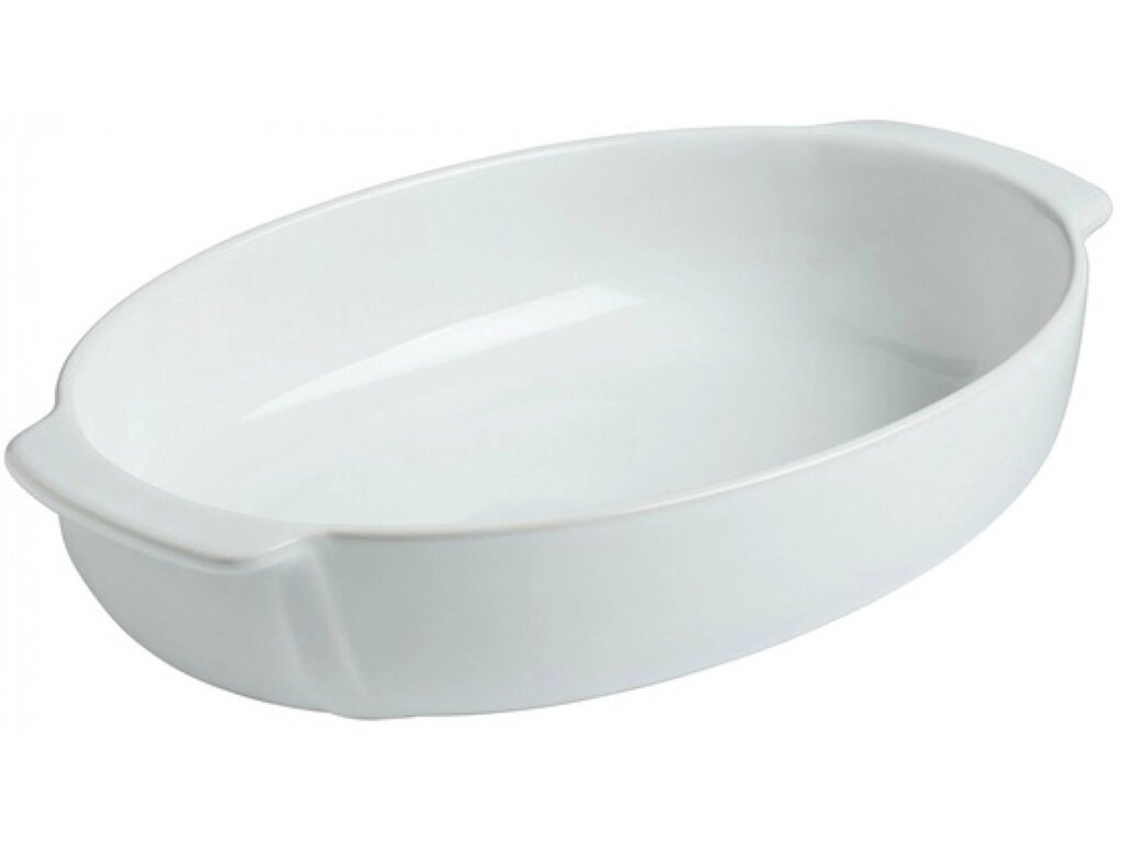 Форма овальна для випікання Pyrex Signature 30х20 см Біла (SG30OR1) від компанії інтернет-магазин "БИТПРОМТОРГ" - фото 1