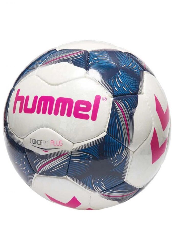 Футбольний м'яч CONCEPT PLUS FB 091-825-9808 Білий рожевий від компанії інтернет-магазин "БИТПРОМТОРГ" - фото 1