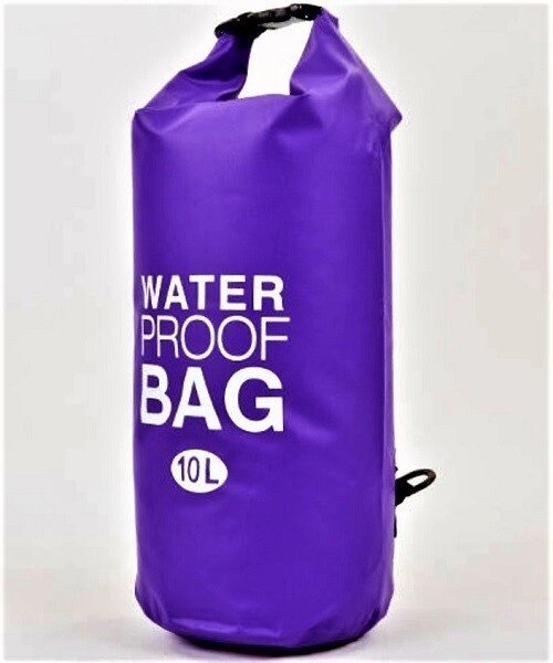 Гермомішок водонепроникний Waterproof Bag 10 л Violet (10602V) від компанії інтернет-магазин "БИТПРОМТОРГ" - фото 1