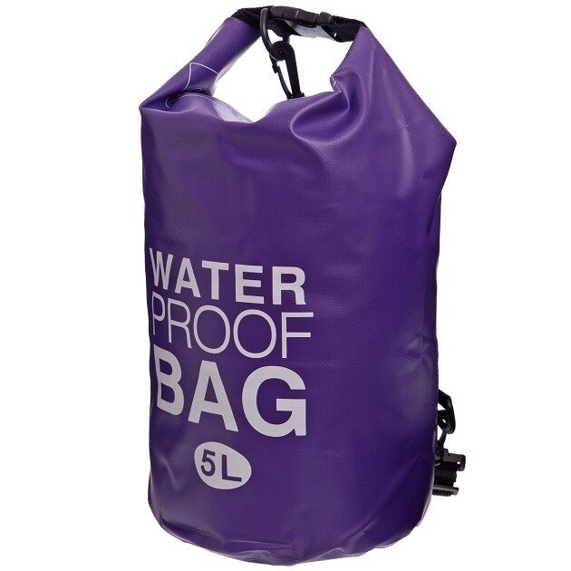 Гермомішок водонепроникний Waterproof Bag 5 л Violet (10603V) від компанії інтернет-магазин "БИТПРОМТОРГ" - фото 1