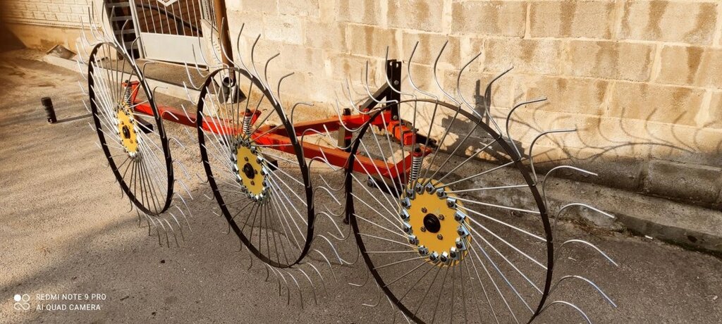 Граблі ворушилки Сонечко на 3 колеса (спиця 6 мм) для мінітрактора (3Т) від компанії інтернет-магазин "БИТПРОМТОРГ" - фото 1