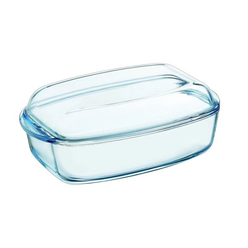 Гусятниця із жароміцного скла 3.0+1.5 л 33х19 см прямокутна Pyrex Essentials 465A000 від компанії інтернет-магазин "БИТПРОМТОРГ" - фото 1