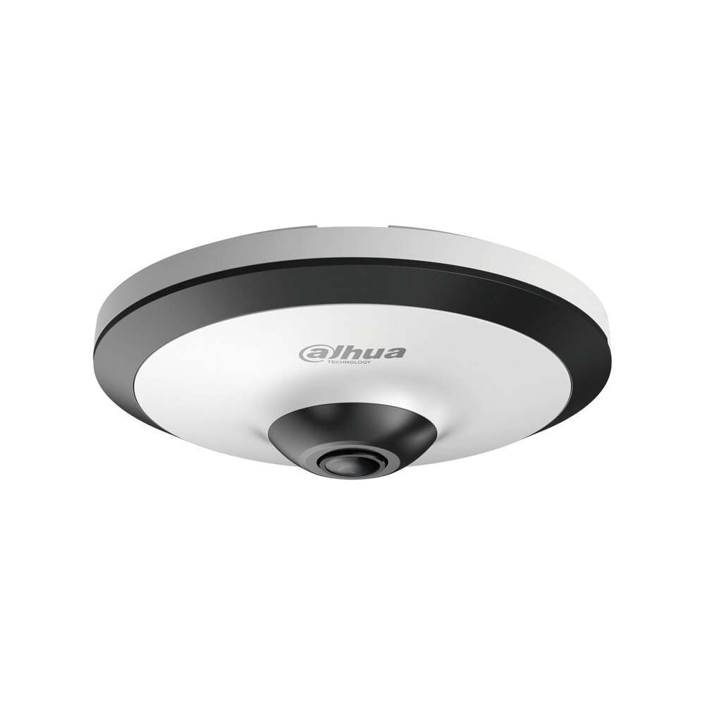 HDCVI відеокамера Fisheye 5 Мп Dahua DH-HAC-EW2501P із вбудованим мікрофоном для системи відеоспостереження від компанії інтернет-магазин "БИТПРОМТОРГ" - фото 1