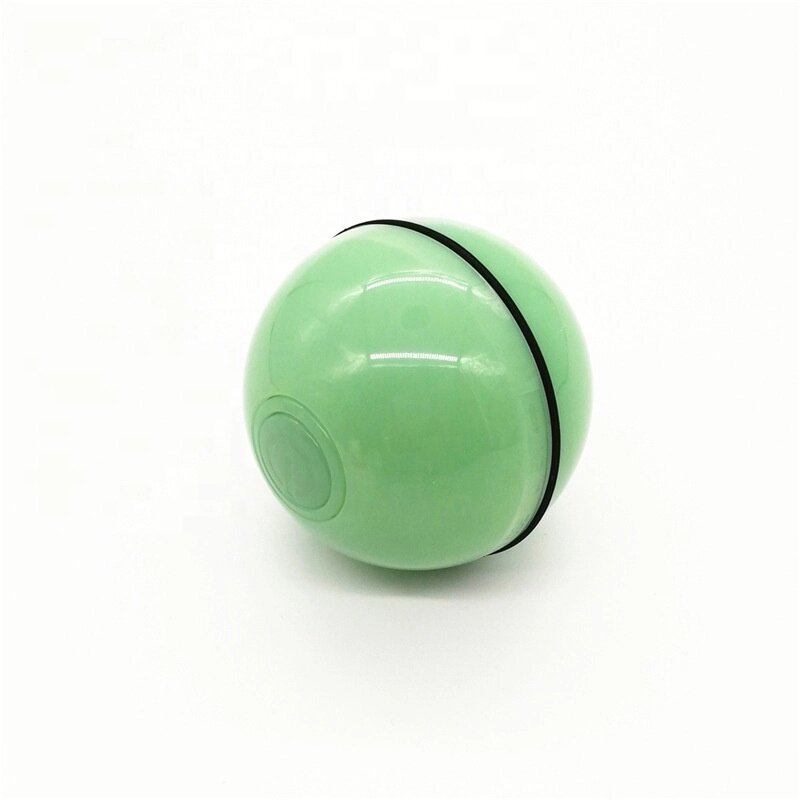 Іграшка для кішки Sundy USB smart м'яч-кулька з хаотичним рухом і червоною точкою, що випромінюється, Зелений (303) від компанії інтернет-магазин "БИТПРОМТОРГ" - фото 1
