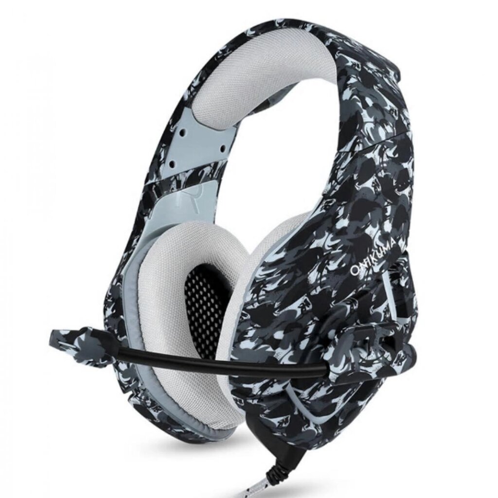 Ігрові навушники ONIKUMA K1-B з мікрофоном чорний камуфляж від компанії інтернет-магазин "БИТПРОМТОРГ" - фото 1