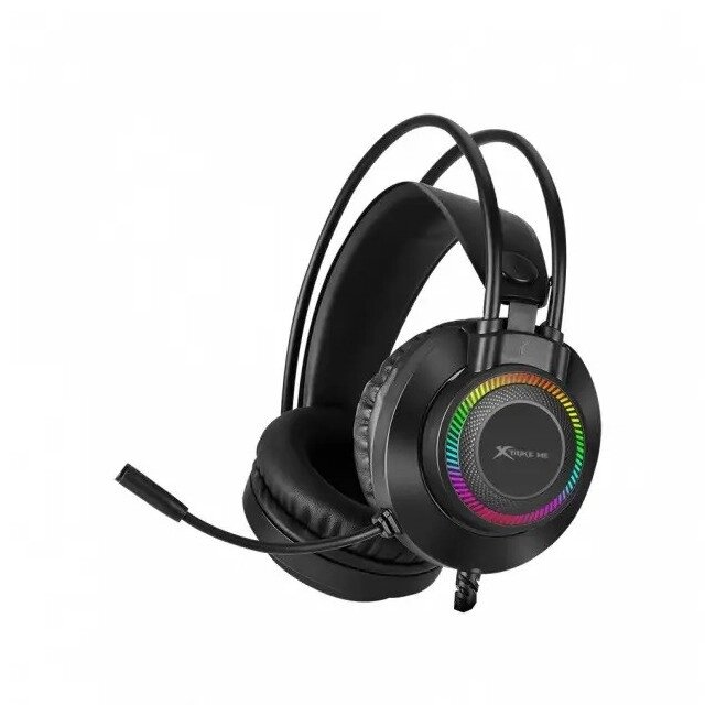 Ігрові навушники з підсвіткою XTRIKE ME Gaming GH-509 чорні від компанії інтернет-магазин "БИТПРОМТОРГ" - фото 1