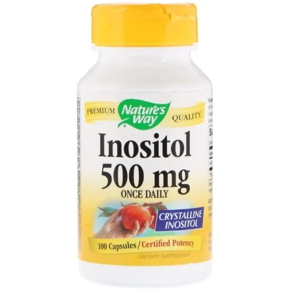 Інозитол Nature's Way Inositol, Once Daily 500 mg 100 Caps NWY40461 від компанії інтернет-магазин "БИТПРОМТОРГ" - фото 1