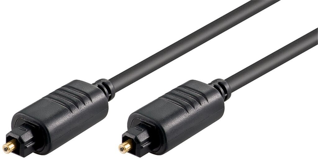 Кабель аудіо оптичний Delock Toslink  1.0m D=5.0mm Optical S/PDIF чорний (70.08.2887) від компанії інтернет-магазин "БИТПРОМТОРГ" - фото 1