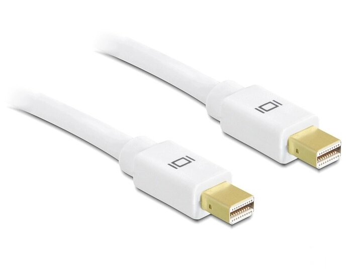 Кабель монітора-сигнальний Delock DisplayPort mini M/M  3.0m v1.2 4K@60Hz D=5.5mm Gold Cu білий (70.08.2796) від компанії інтернет-магазин "БИТПРОМТОРГ" - фото 1