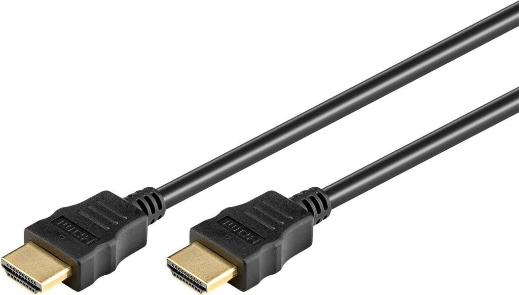 Кабель монітора-сигнальний Gutbay HDMI M/M  0.5m HS+HEC+ARC 4K@30Hz D=6.0mm 3D чорний (78.01.2818) від компанії інтернет-магазин "БИТПРОМТОРГ" - фото 1