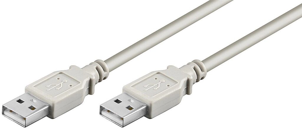 Кабель пристроїв Goobay USB2.0 A M/M  1.8m AWG28 2xShielded D=4.0mm Cu сірий (75.09.3375) від компанії інтернет-магазин "БИТПРОМТОРГ" - фото 1