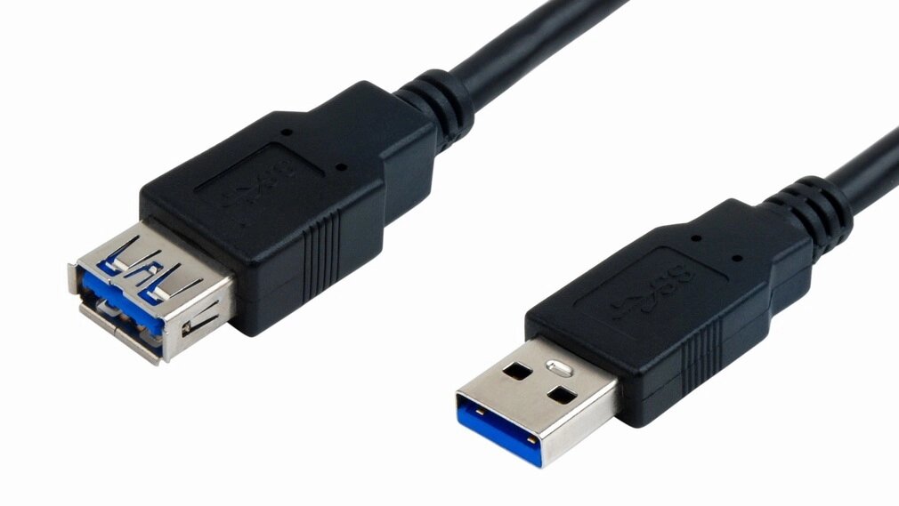 Кабель пристроїв-подовжувач Gutbay USB3.0 A M/F  3.0m AWG28 3xShielding Cu чорний (78.01.2854) від компанії інтернет-магазин "БИТПРОМТОРГ" - фото 1