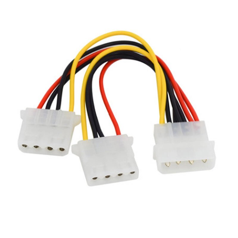 Кабель живлення внутрішній Lucom MoleX 1x2 M/F (Splitter) 0.20m 4pin Y-form (62.09.8003) від компанії інтернет-магазин "БИТПРОМТОРГ" - фото 1