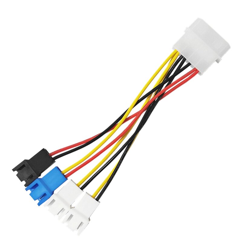 Кабель живлення внутрішній Lucom MoleX-FanPower 3p M/M x4 5V+7V+2x12V 0.2m AWG22 (62.09.8295) від компанії інтернет-магазин "БИТПРОМТОРГ" - фото 1