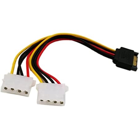 Кабель живлення внутрішній Lucom MoleX-SATA 15p F/M (2xMolex) Y-form (62.09.8083) від компанії інтернет-магазин "БИТПРОМТОРГ" - фото 1